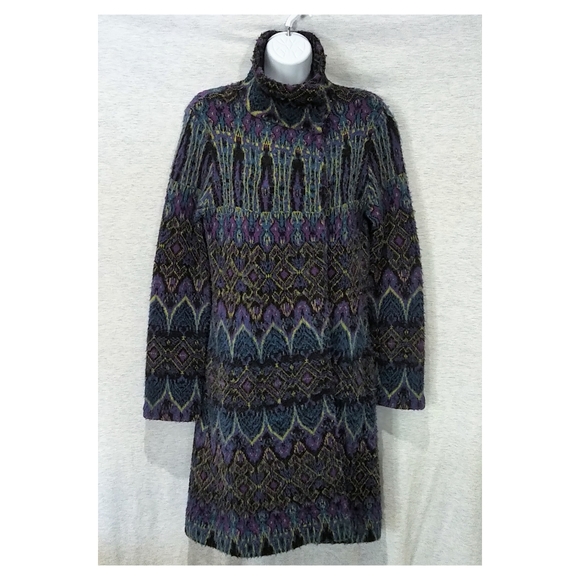 Diane Von Furstenberg Pita Sweater Coat P (XS) - Picture 2 of 6